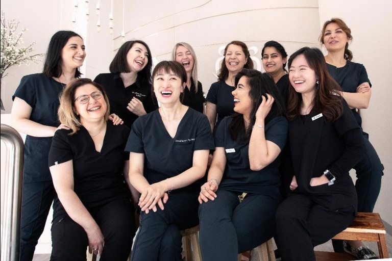 A friendly dental team